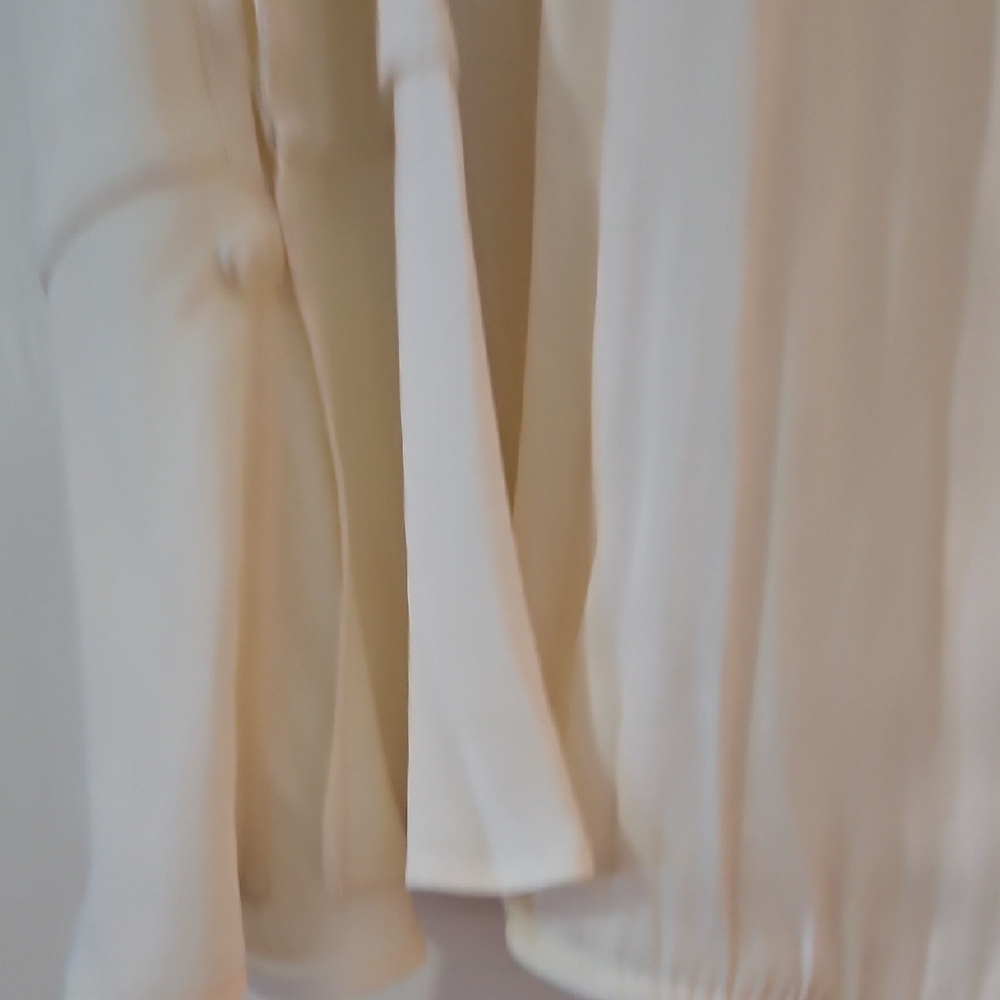 a new day Ivory Ruffle Wrap Blouse - Picture 5 of 5